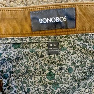 Men’s Bonobos Khaki Pants - Caramel color size 33/32